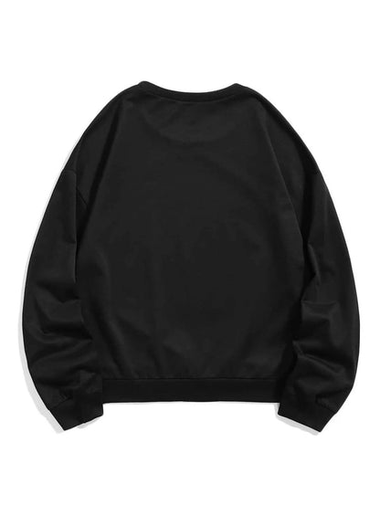 Fifth Avenue DIFT247 Figure Printed Sweatshirt - Black