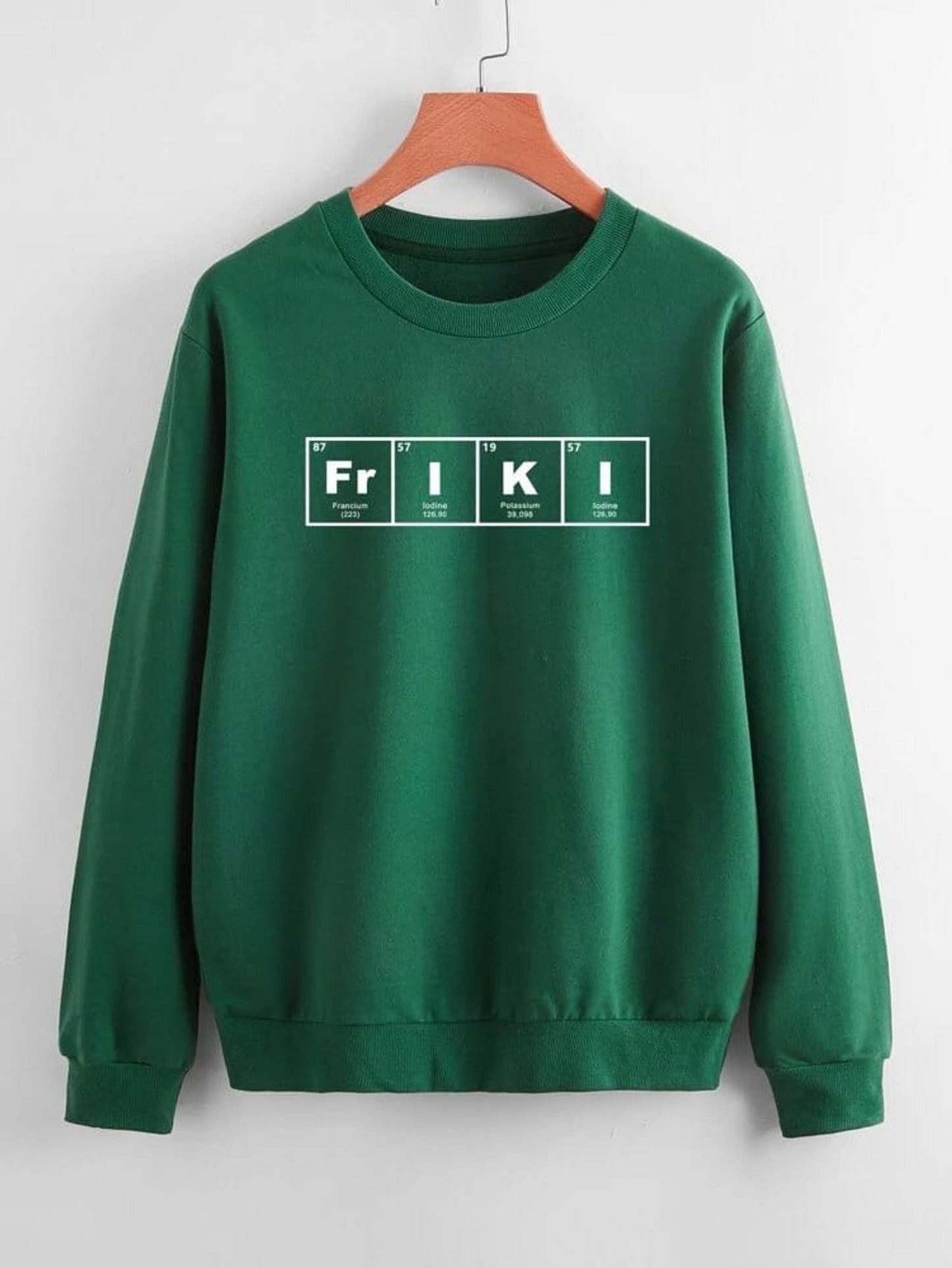 Fifth Avenue DIFT268 FRIKI Printed Sweatshirt - Green