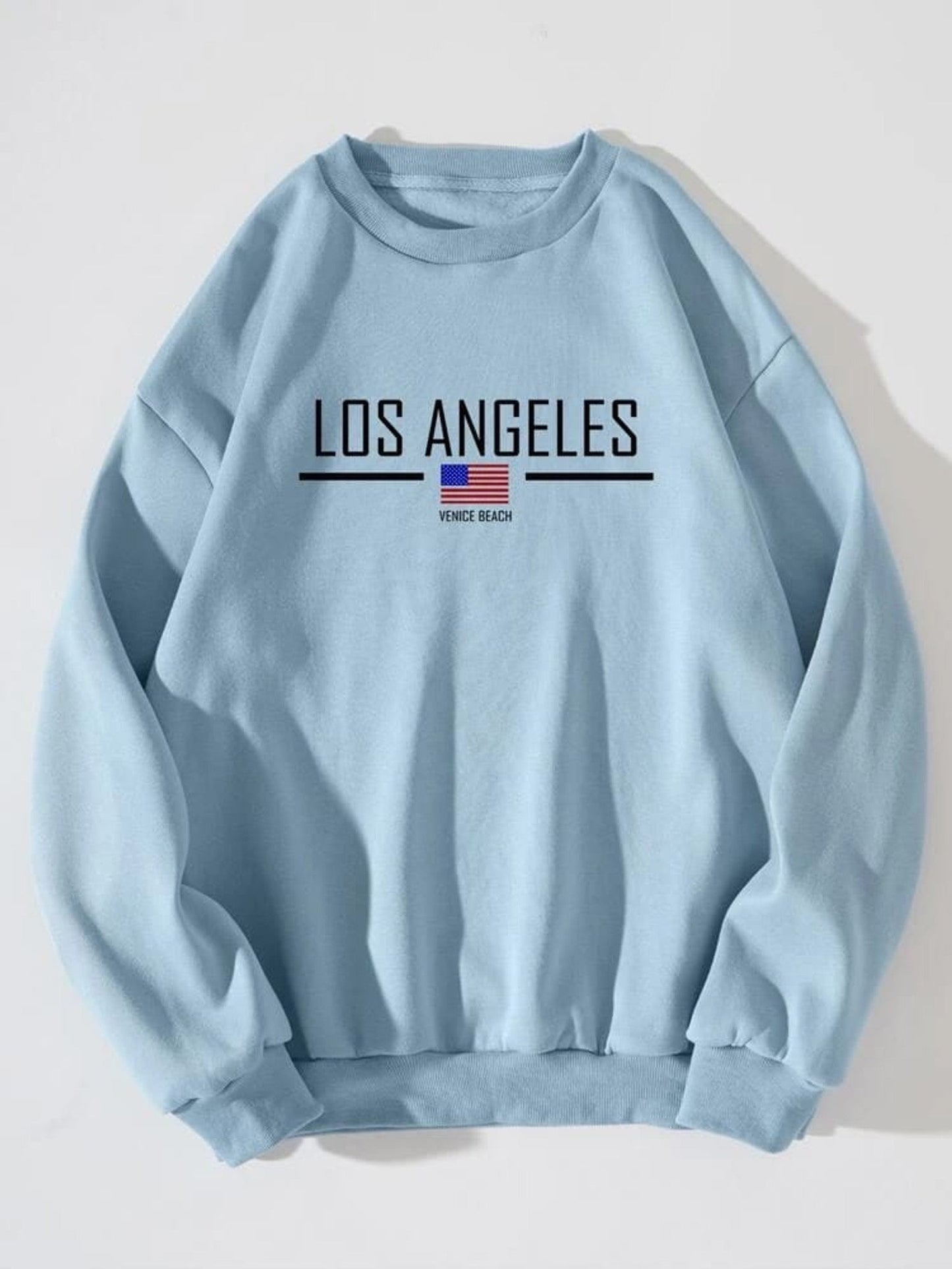 Fifth Avenue DIFT294 Los Angeles Printed Sweatshirt - Blue