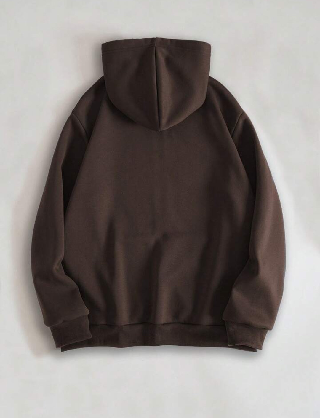 Fifth Avenue Mens Printed Zip Hoodie FAMPZH1 - Brown